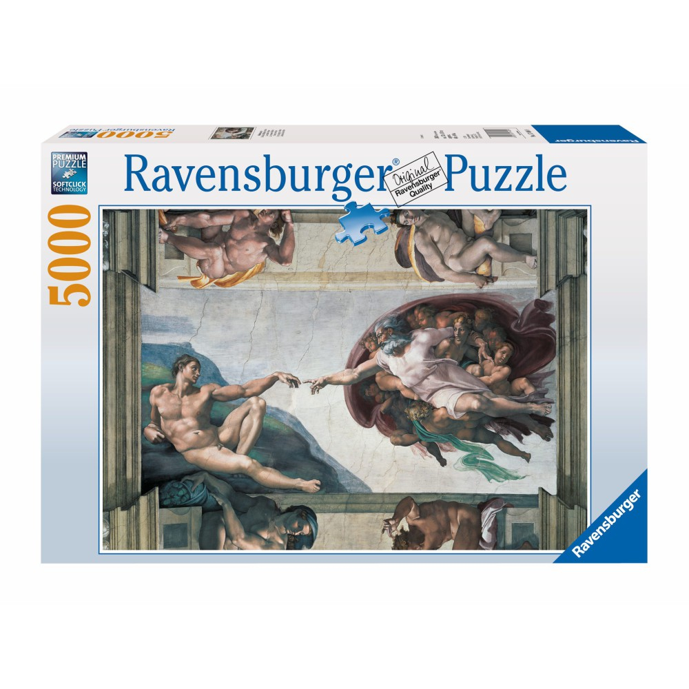 Пазл Ravensburger 174089 Микеланджело Сотворение Адама 5000 элементов 174089 — фото 1