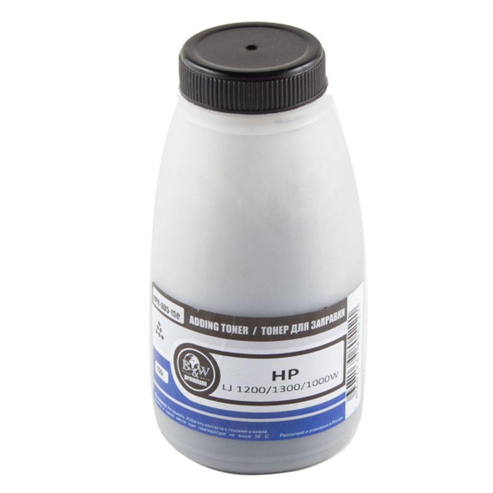 Тонер для картриджей HP Q2613A/Q2624A/C7115A, EP-26/EP-27 (150г) Black&amp;White Premium