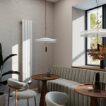 Радиатор WARMMET водяной настенный вертикальный Power 76V (W) БЕЛЫЙ RAL9016