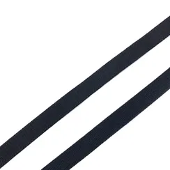 Резинка бретелечная черная 10 мм, 640/10