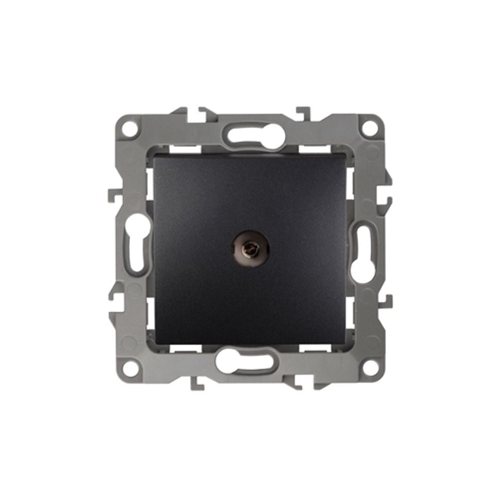 12-3101-05 ЭРА Розетка TV одиночная, IP20, Эра12, антрацит