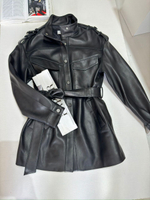 Кожаная куртка Yves Saint Laurent