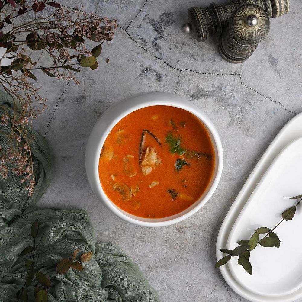 Салатник 870 мл d 16,5 см h13/8 см скошенный белый фарфор NEW P.L. Proff Cuisine [4]