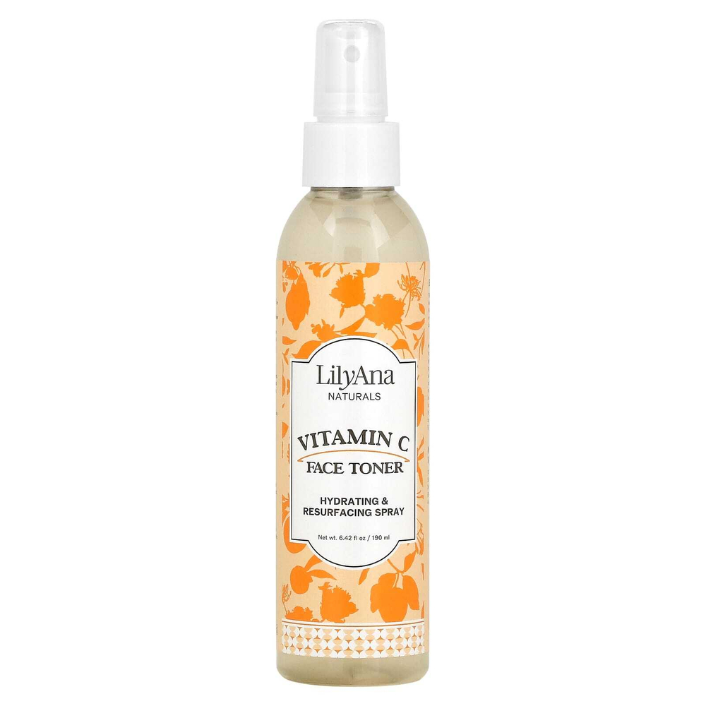 Lilyana Naturals, Тоник для лица с витамином C, 190 мл (6,42 жидк. унц.)