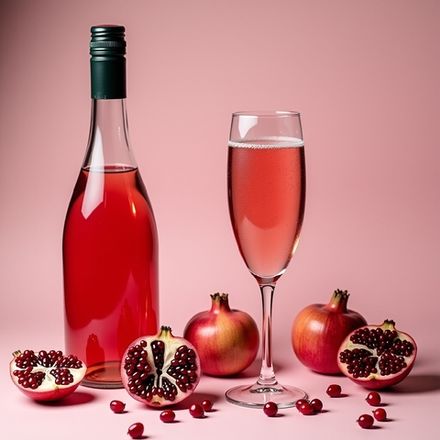 Гранатовое шампанское (Pink Pomegranate Prosecco)