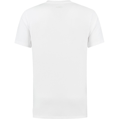 Мужская теннисная футболка K-Swiss Tac Hypercourt Logo Tee 2 - white/spicy orange