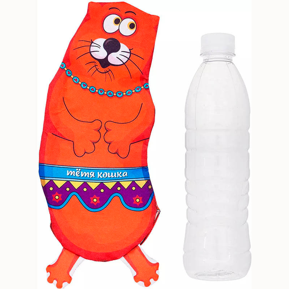 Тётя Кошка под бутылку 0,5 л  Антицарапки