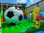 Коммерческий надувной батут «Футбол», 10*10*6 м