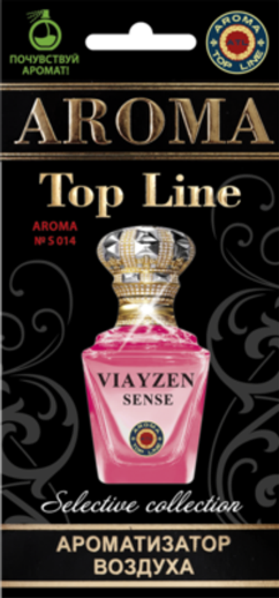 Ароматизатор для автомобиля AROMA TOP LINE №s014 Viayzen Sense картон