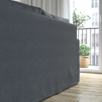 Диван 3-местный с оттоманкой - IKEA HYLTARP/ХИЛТАРП ИКЕА, серый
