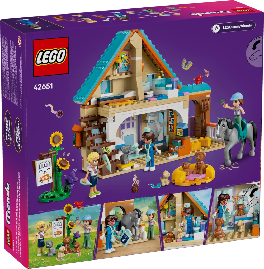 Конструктор LEGO Friends 42651 Ветеринарная клиника для лошадей и питомцев