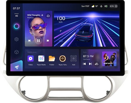 Магнитола для Hyundai i20 2009-2012 (климат) - Teyes CC3-2K монитор 13" 2K QLED на Android 10, ТОП процессор, CarPlay, 4G SIM-слот