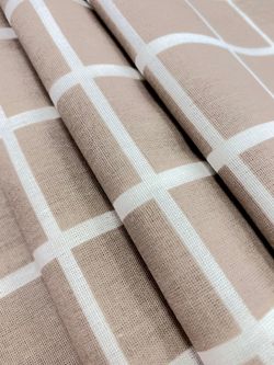 Постельное белье Сказка "Анна (клетка)/Анна (полоска)" евро Наволочка 50х70 см 2 шт Простынь на резинке 180х200 см Пододеяльник 200х215 см, поплин