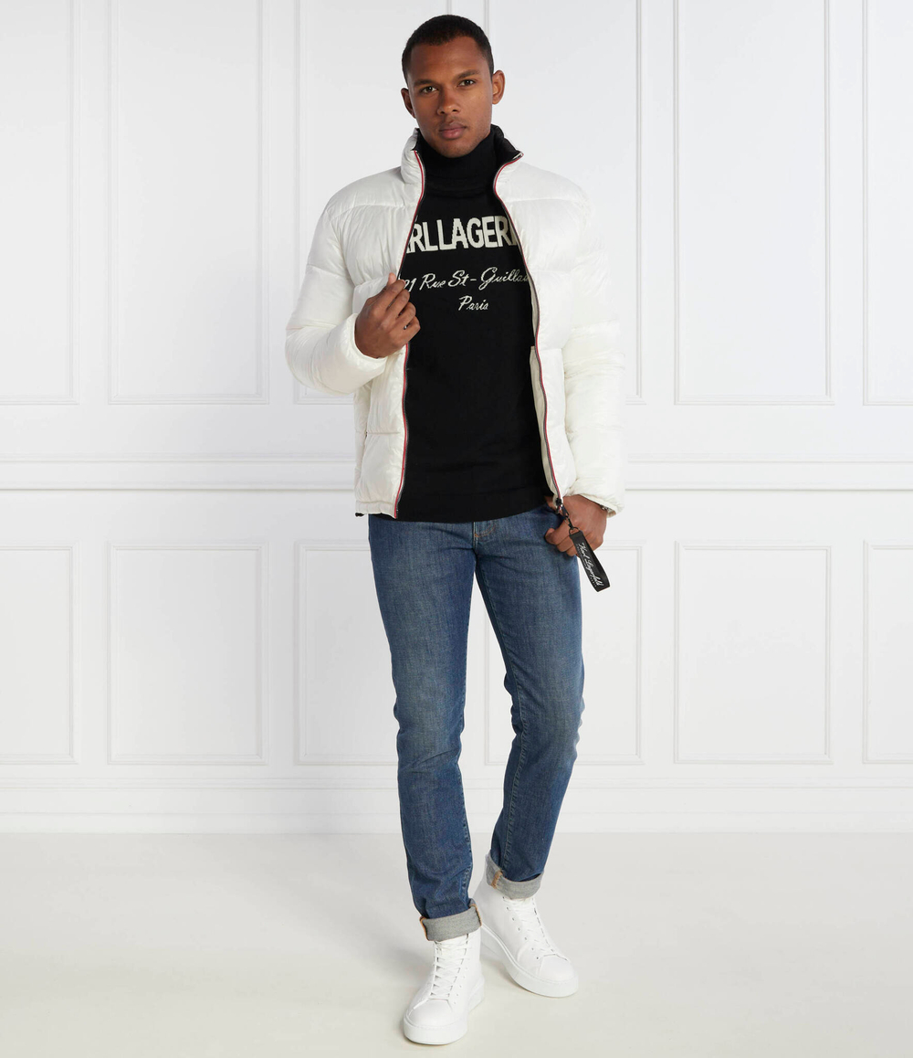 Хлопковый гольф knit Karl Lagerfeld - черный(655020 534399)