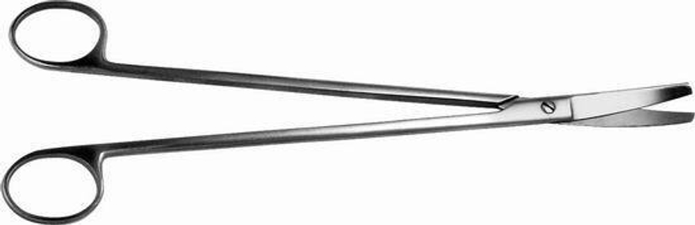 ТМ- Н-31 Ножницы тупоконечные, вертик. изогнут., 250 мм (НОВОЕ ИСПОЛНЕНИЕ)