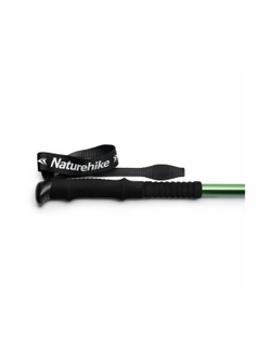 Палка треккинговая Naturehike ST01 6061 AL NH17D001-Z  с 3 узлами женская 57-120 зеленый, 6975641885573