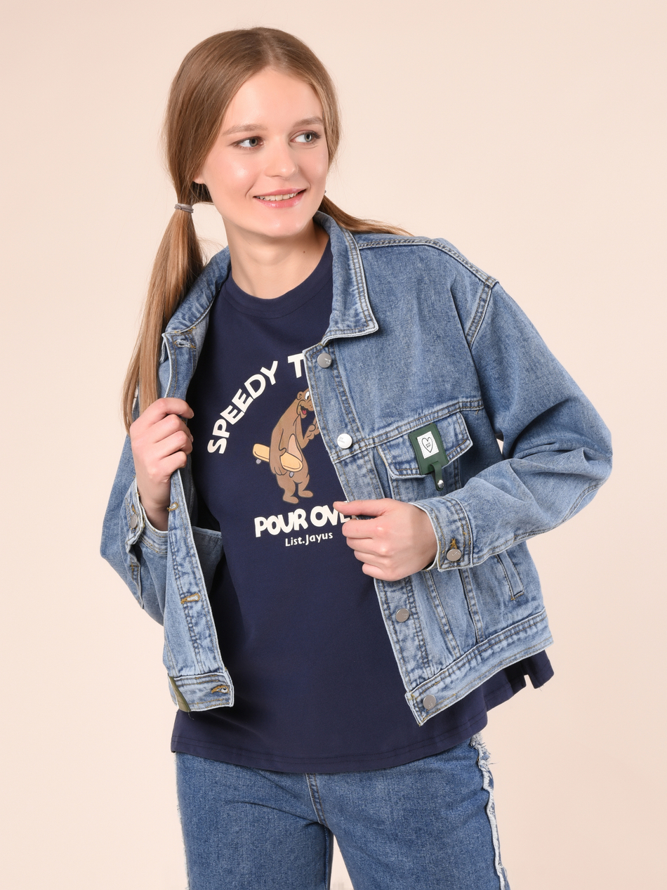 Куртка женская джинсовая