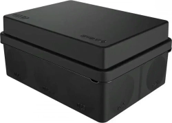 Распределительная коробка Greenel / Гринэль ОП 11 вводов, двухкомпонентная безгалогенная (HF) УФ наружная черная, 150х110х70мм, IP67, GE42441-05 / монтажная