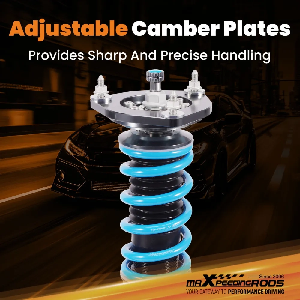 24 Level Adjustable Coilovers Lowering Suspension подходит для автомобиля Audi TT Mk2 (8J) 07-14