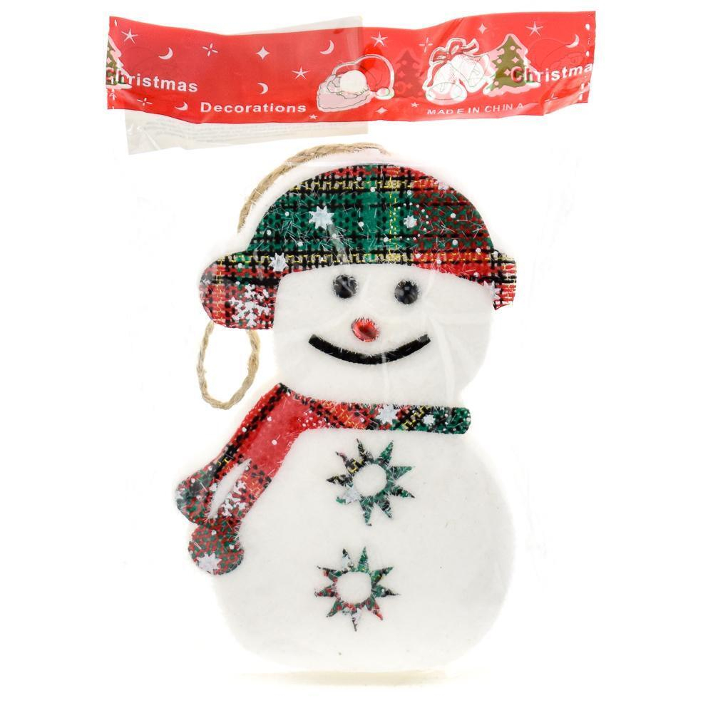 Подвеска снеговик 12 см