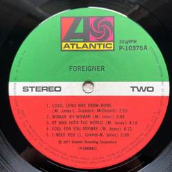 Винтажная виниловая пластинка LP Foreigner Cold As Ice (Япония 1977) (Оби)