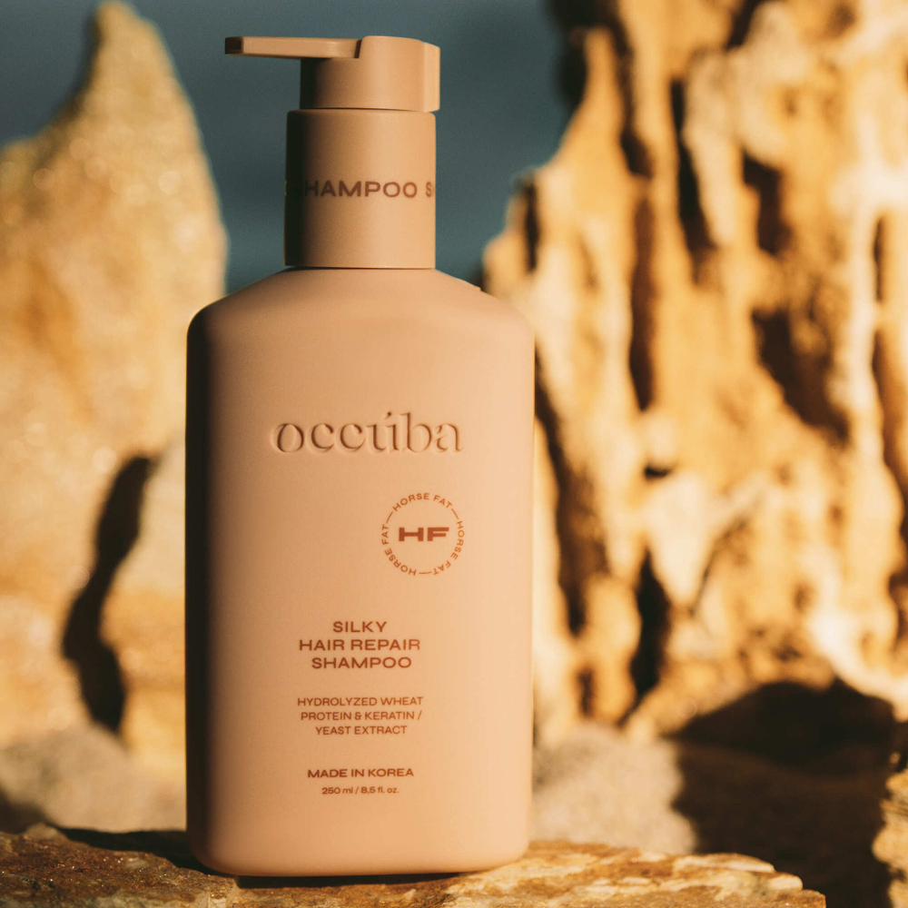 Occuba Silky hair repair Шампунь восстанавливающий 250мл для поврежденных волос