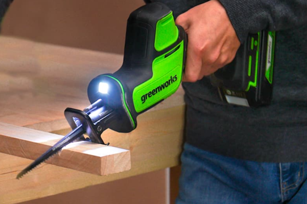 Пила сабельная аккумуляторная GREENWORKS GPT-CRS-25 24V, бесщеточная, без АКБ и ЗУ (1200507)