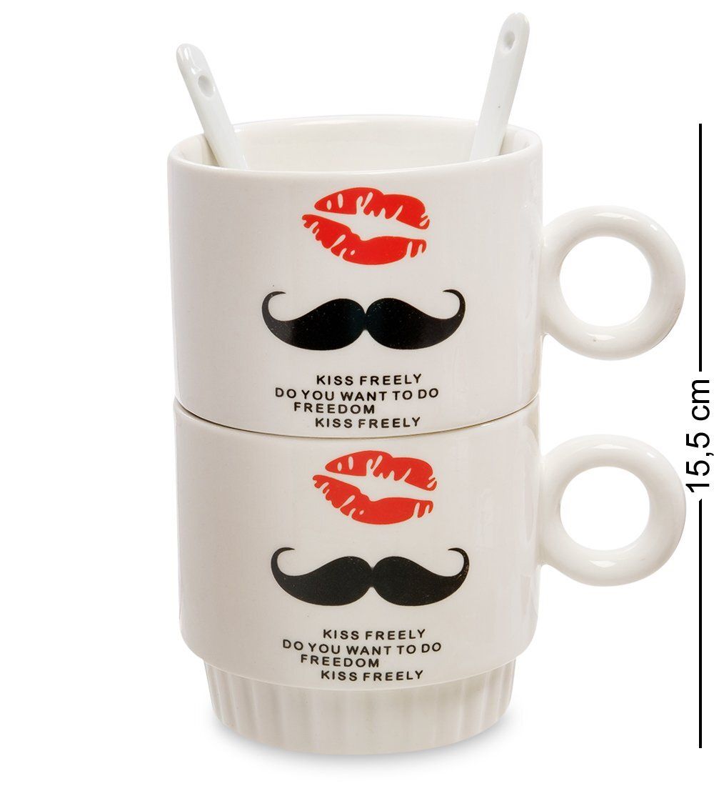 GAEM Art MUG-149/4 Набор из двух кружек «Поцелуйчик»