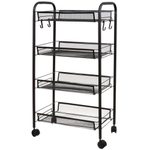 Полка универс, железо, 4 секц, 45х26х85 см, прямая, Y9-250