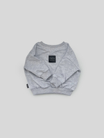 Свитшот оверсайз (серый меланж)