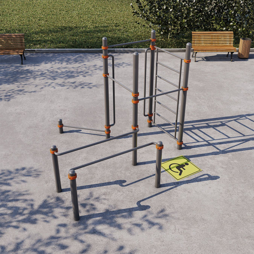 Спортивный комплекс, адаптированный для инвалидов-колясочников СВС-127