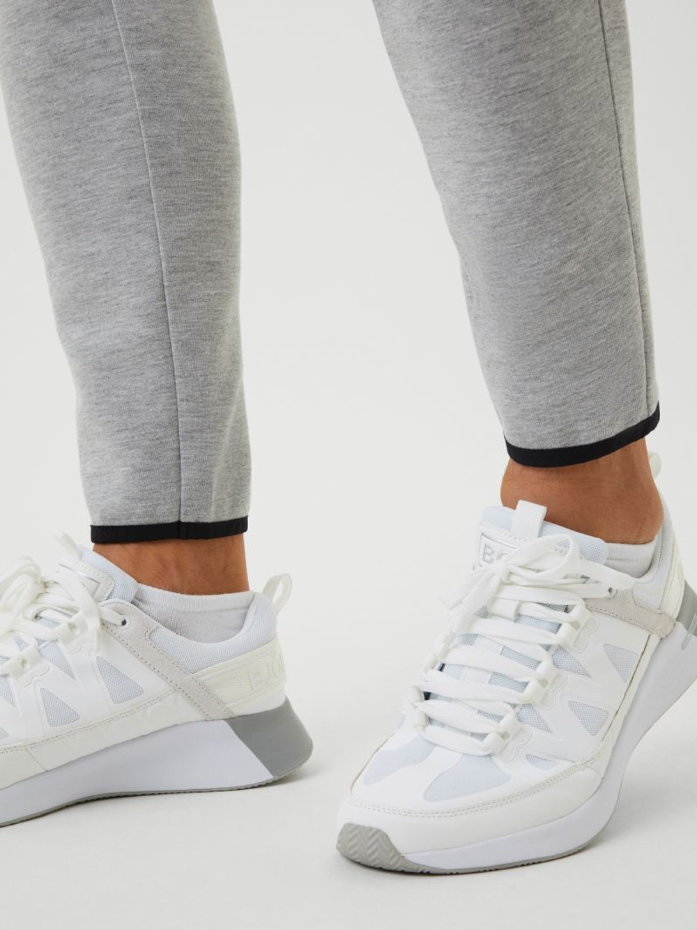Мужские теннисные штаны Björn Borg Tech Sweat Pants - light grey melange