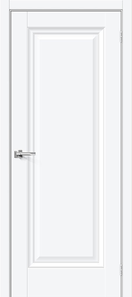 Межкомнатная дверь Прима-0 White Silk / Двери Браво