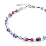 Колье Coeur de Lion Red-blue-lilac 2838/10-0330