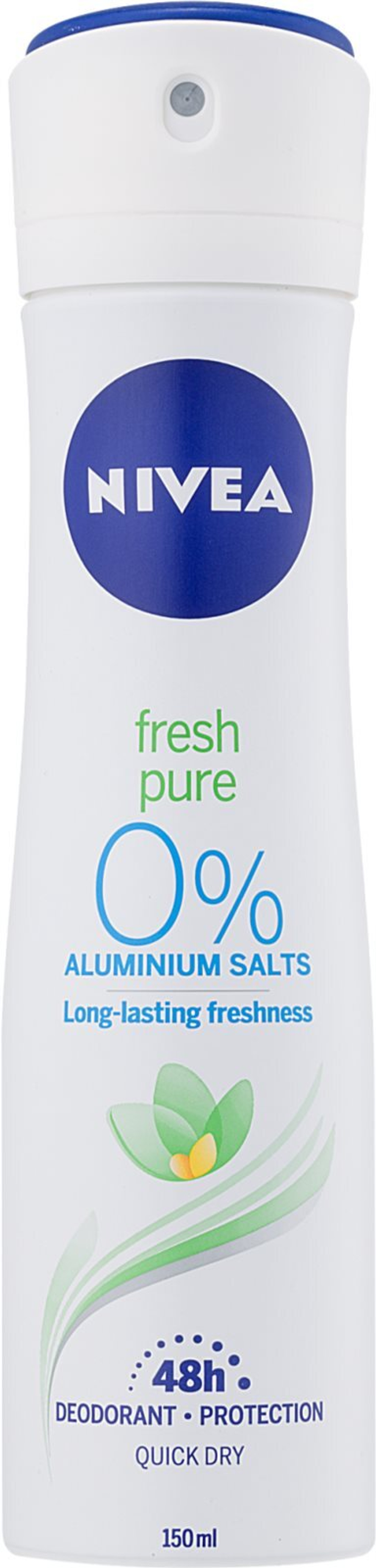 Nivea Fresh Pure - спрей-дезодорант для женщин /   150  ml  / GTIN 4005808728695