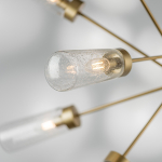 690103 Люстра CROTONE 10х40W E14 ШАМПАНЬ/ПРОЗРАЧНЫЙ