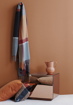 Плед 130x200 Elvang Manhattan Terracota-Red Magma Дания фото