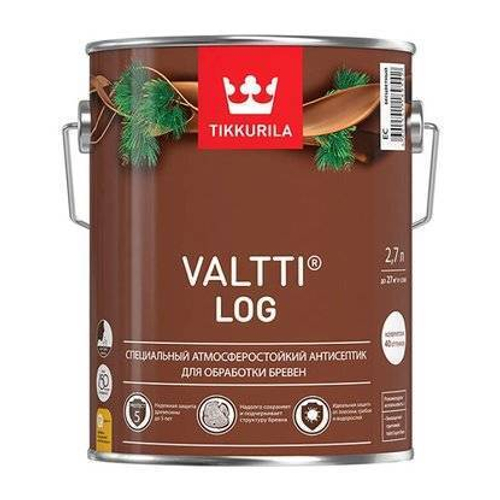 Лазурь TIK Valtti Log сверхпрочная, глянцевая (2,7л)