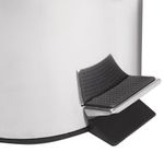 Ведро мусорное с педалью 3 литра "Classic", ЗЕРКАЛЬНОЕ, нержавеющая сталь, со съемным внутренним ведром, LAIMA, 604942