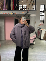 Бомбер Лоран сиреневый