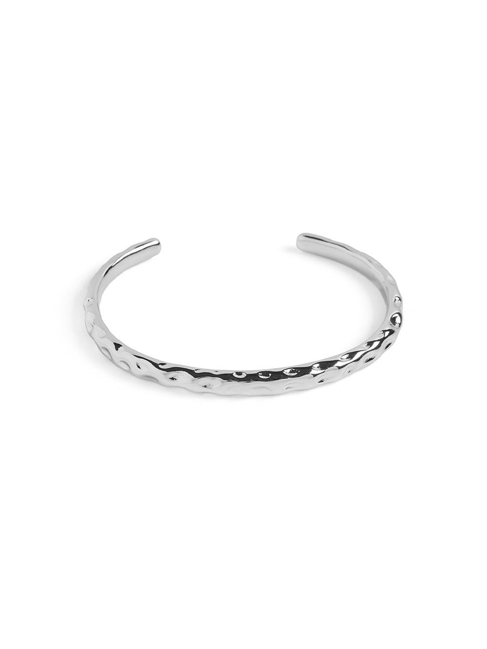 Браслет "Thin Dented Metal" Silver