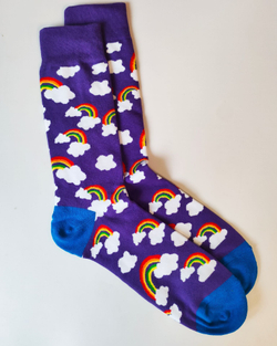 Носки р.35-40 "Niceee" Радуга