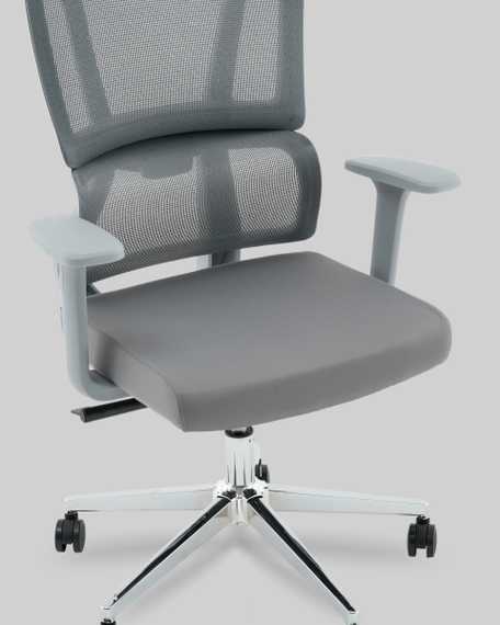 Кресло офисное TopChairs Forward серый