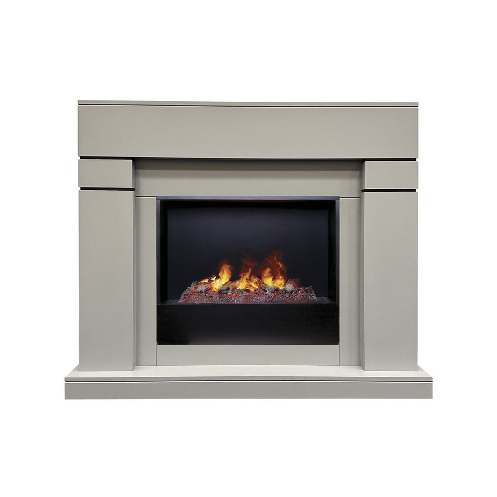 Электрокамин RealFlame Lindelse 26 GR серый, графит c очагом 3D Cassette 630
