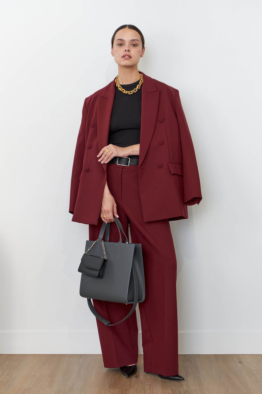 ШОППЕР КВАДРАТНЫЙ ГРАФИТ