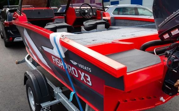 Катер-лодка алюминиевая Vboats FishPro X3 Б/У