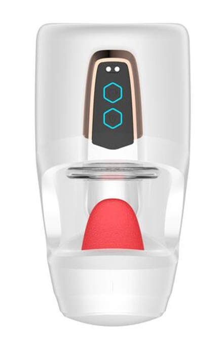 Мастурбатор Secwell с язычком и возвратно-поступательными движениями