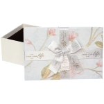 Коробка подарочная «Грация» 21*14*8 см, Серебро