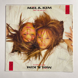 Винтажная виниловая пластинка LP Mel and Kim That's The Way It Is (Germany 1988) (Red Vinyl) Maxi Single 45 RPM