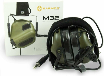 Наушники активные EARMOR M32 MOD3-FG (green)